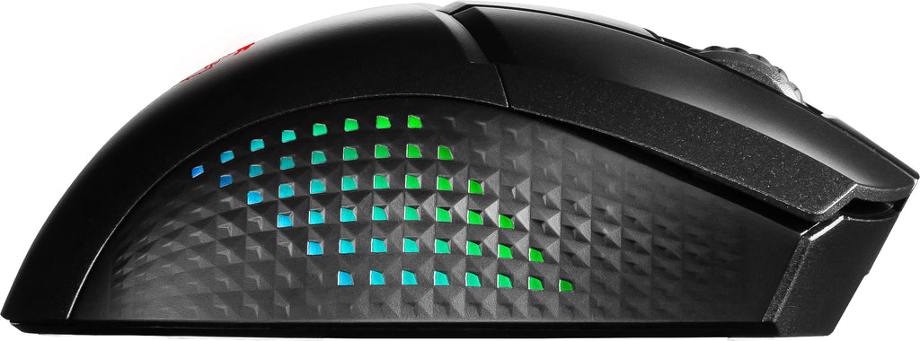 MSI CLUTCH GM51 LIGHTWEIGHT WIRELESS souris Gaming Droitier RF Wireless + Bluetooth + USB Type-C Optique 26000 DPI