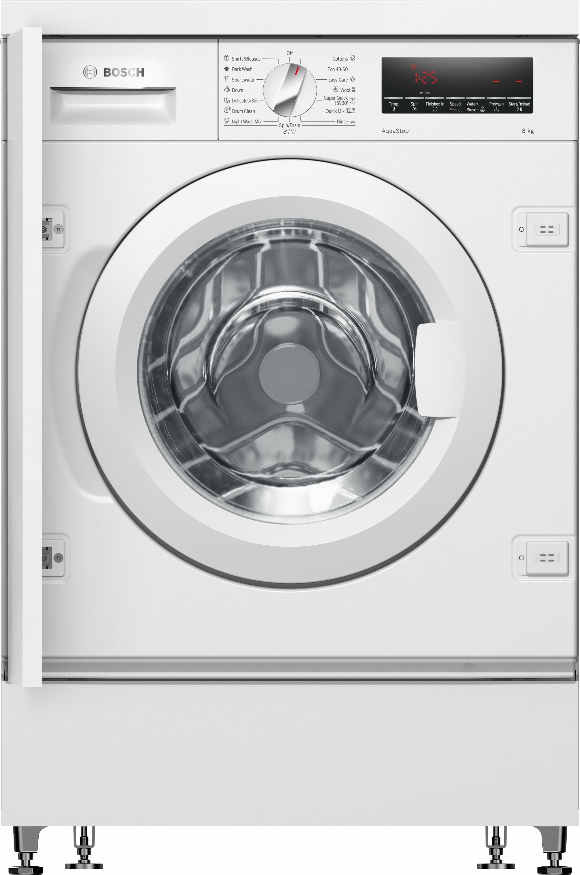 Bosch Bosch Serie 8 WIW28542EU machine à laver Charge avant 8 kg 1400 tr/min Blanc