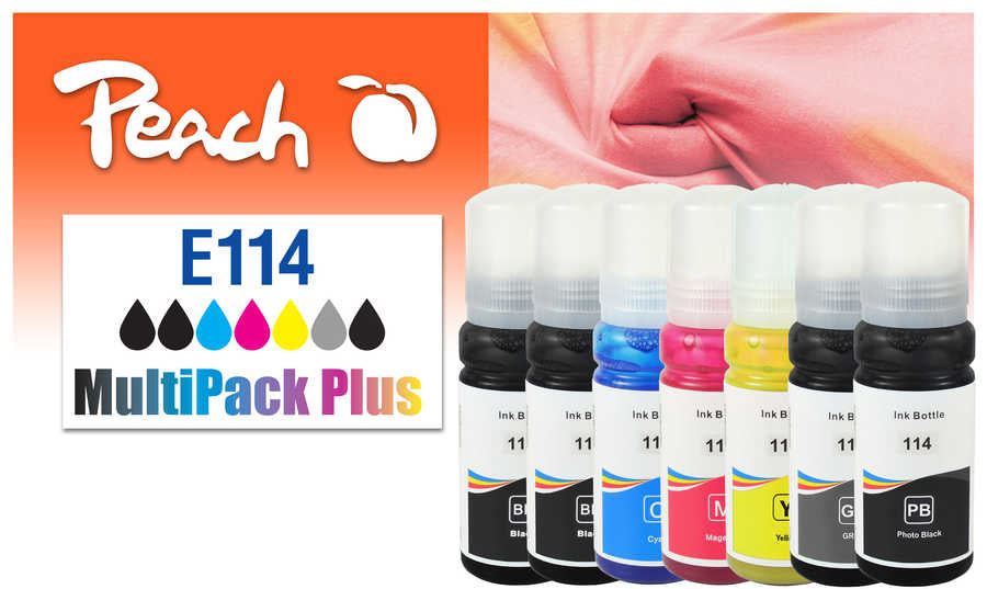 Cartouches d'Encre Compatibles Référence 321707, Pack de 7, Rendement Standard, Noir, Cyan, Gris, Magenta, Jaune