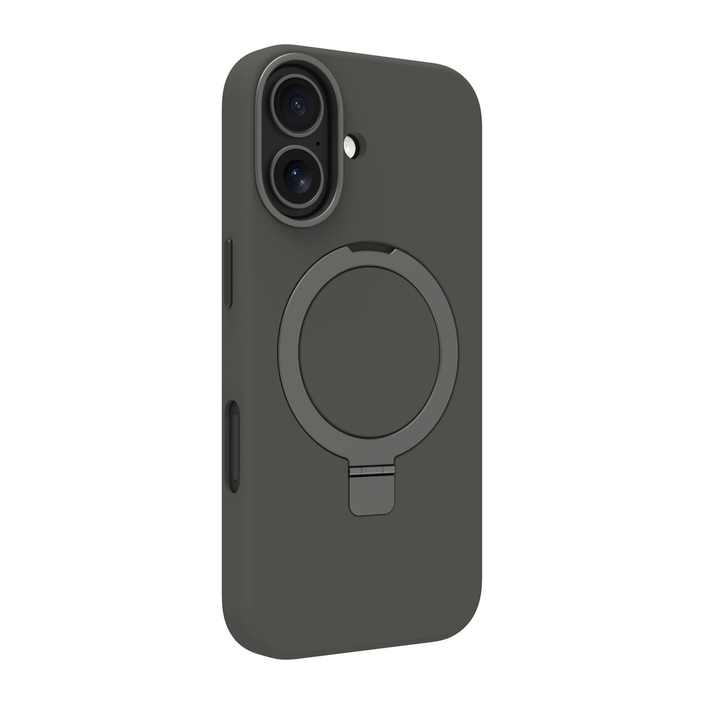 Coque de Protection Roskilde MS Kick ICON pour iPhone 17, Housse avec Support de Bureau, Vert