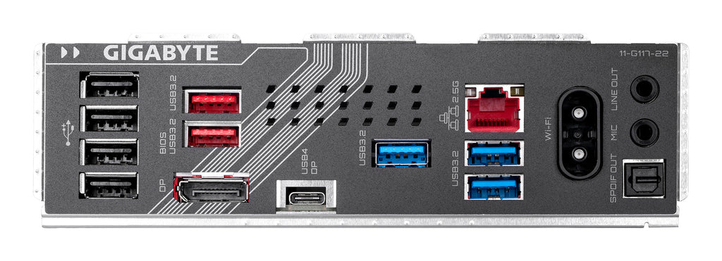 GIGABYTE Carte mère Z890 GAMING X WIFI7 - Prend en charge les processeurs Intel Core Ultra (Série 2), VRM à 16+1+2 phases, jusqu'à 8800MHz DDR5 (OC), 1xPCIe 5.0 + 3xPCIe 4.0, Wi-Fi 7, LAN 2.5GbE, USB 4