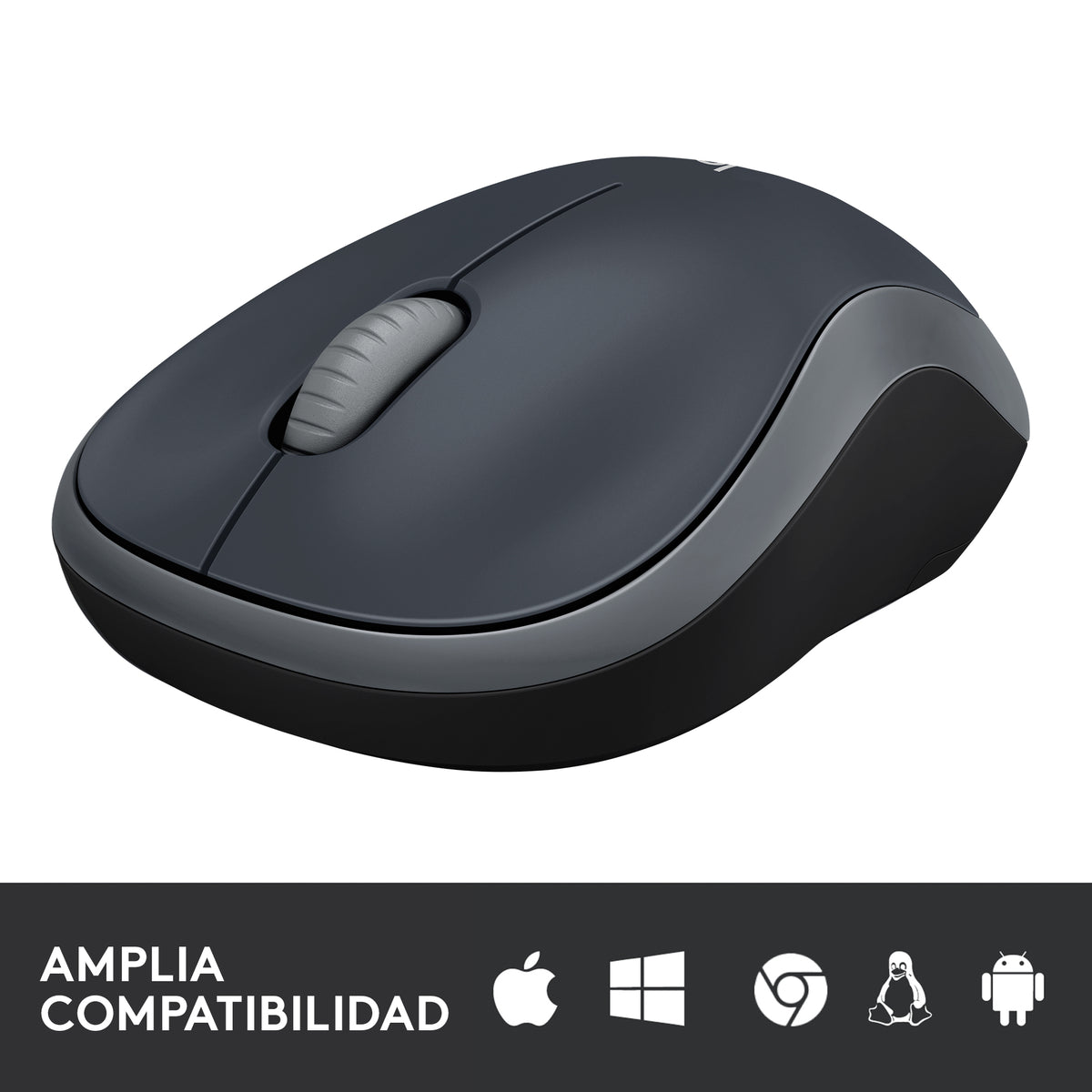 Logitech M185 Souris Optique Sans Fil, Grise