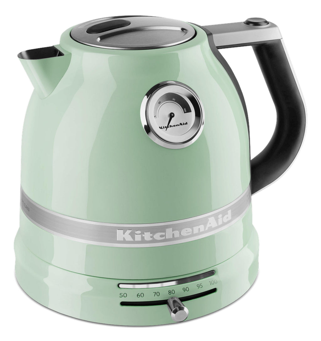 KitchenAid 5KEK1522EPT bouilloire 1,5 L 2400 W Noir, Vert, Acier inoxydable