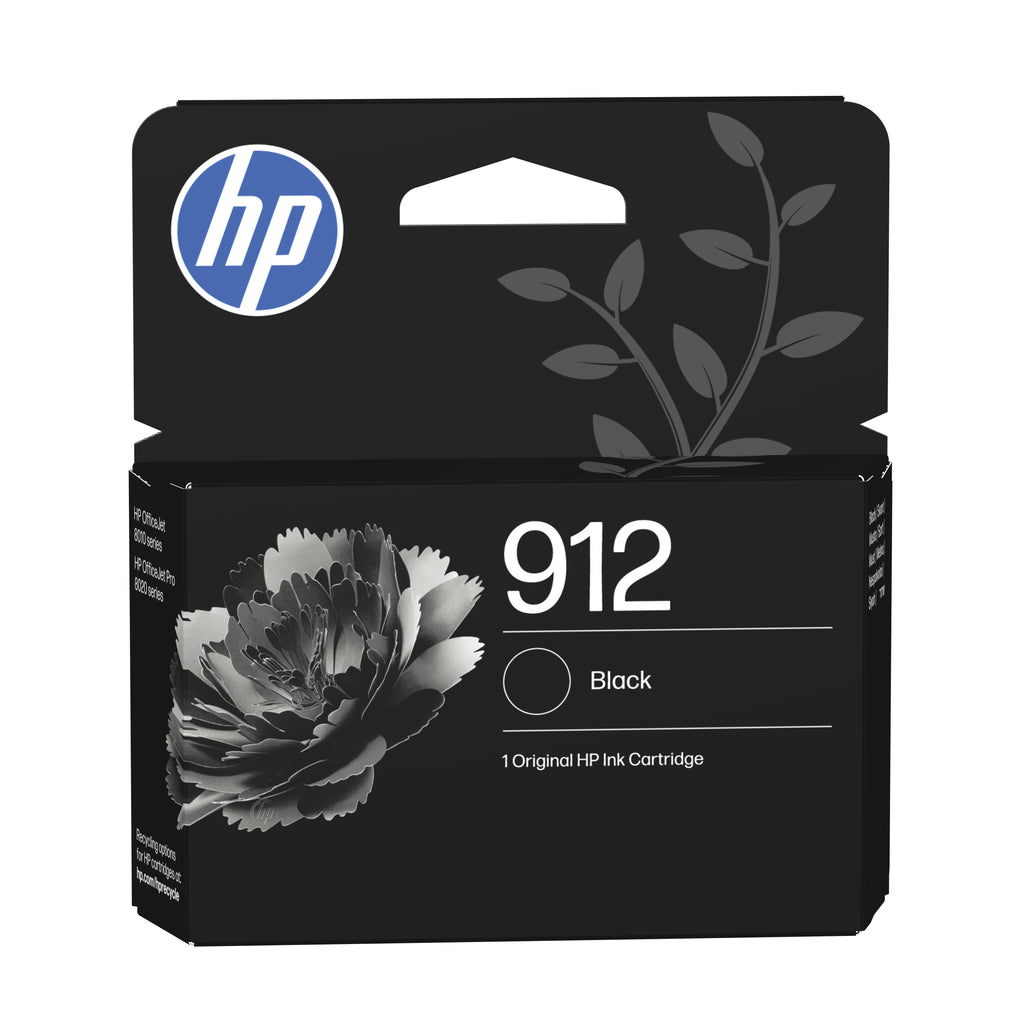 HP 912 Cartouche d'encre noire authentique