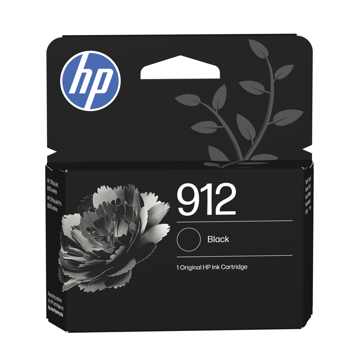 HP 912 Cartouche d'encre Noire Authentique