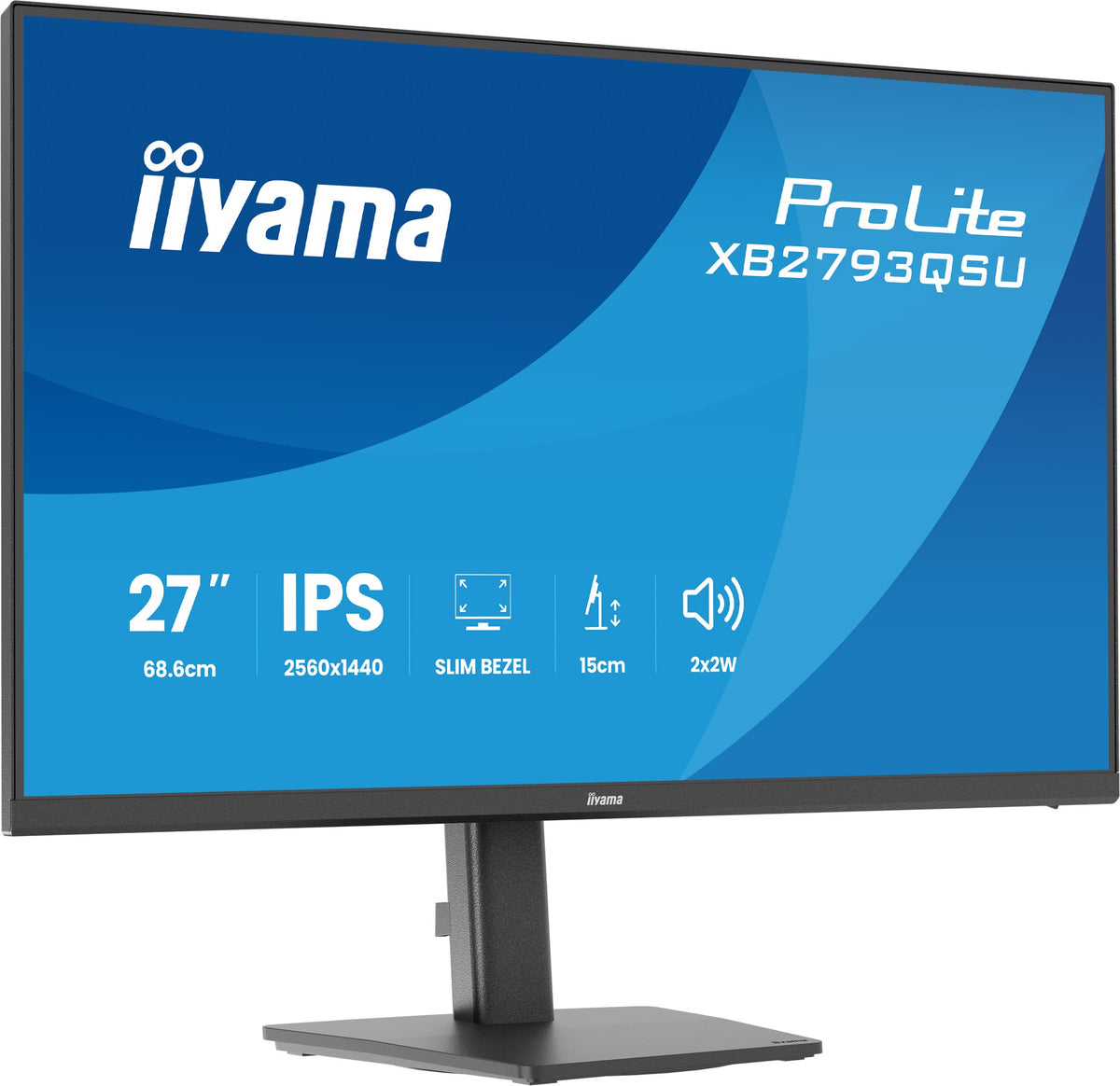 iiyama ProLite XB2793QSU-B1 Écran PC 27" Quad HD 2560 x 1440 LED Noir