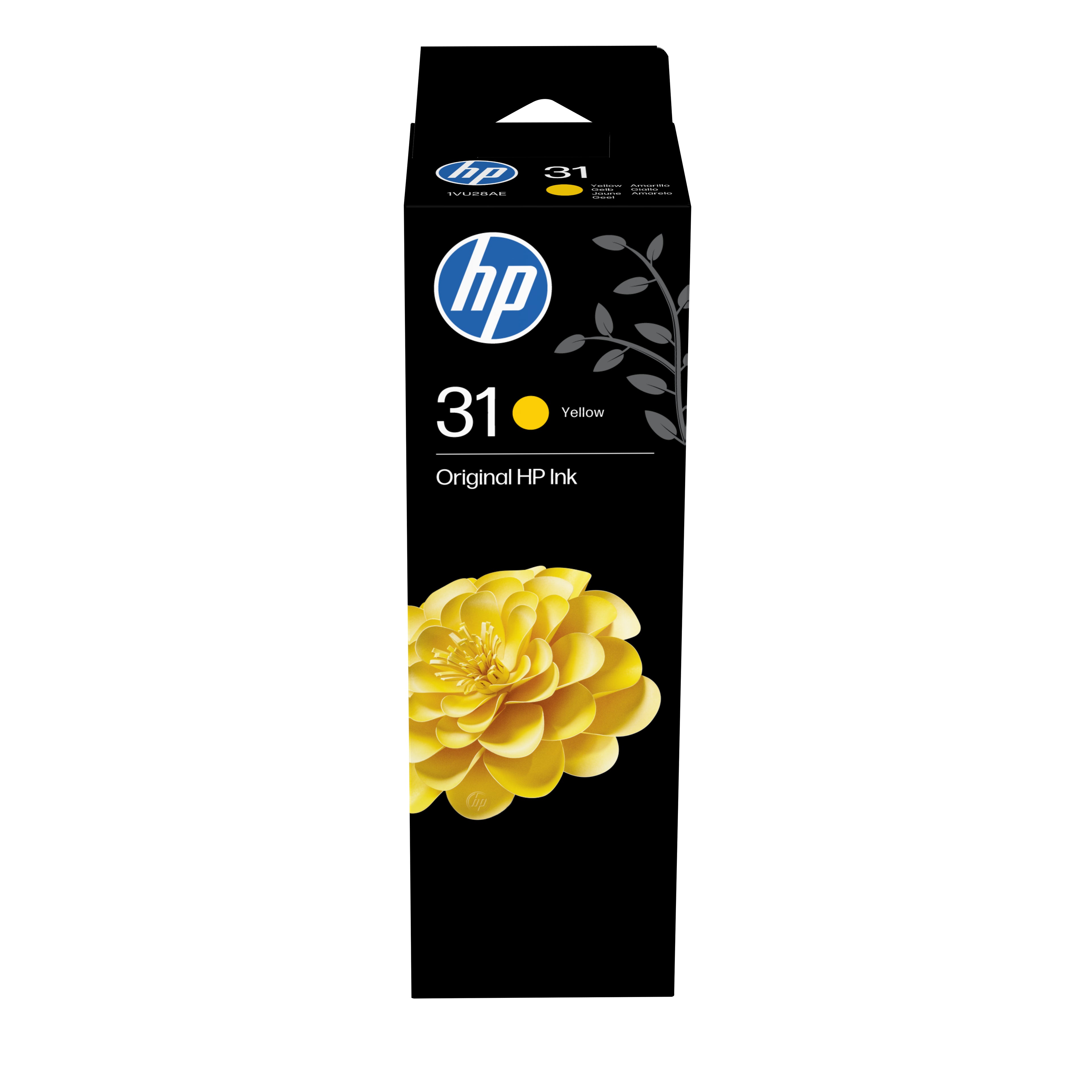 HP Bouteille d'encre jaune authentique 70 mL 31 Original
