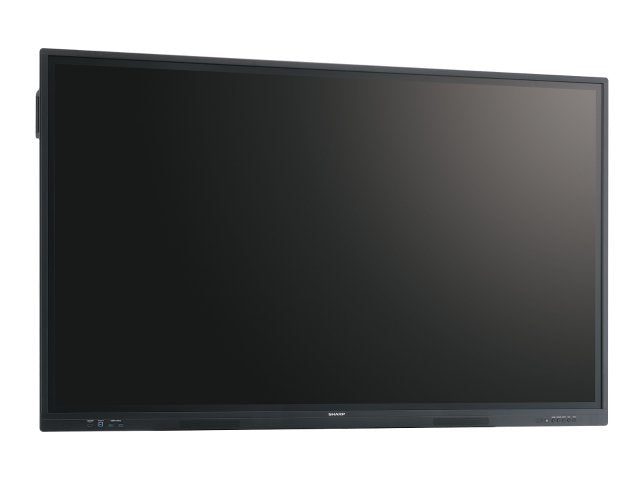 Sharp PN-LC862 Écran plat de signalisation numérique 2,18 m (86") LCD Wifi 450 cd/m² 4K Ultra HD Noir Écran tactile Intégré dans le processeur Android 11 16/7