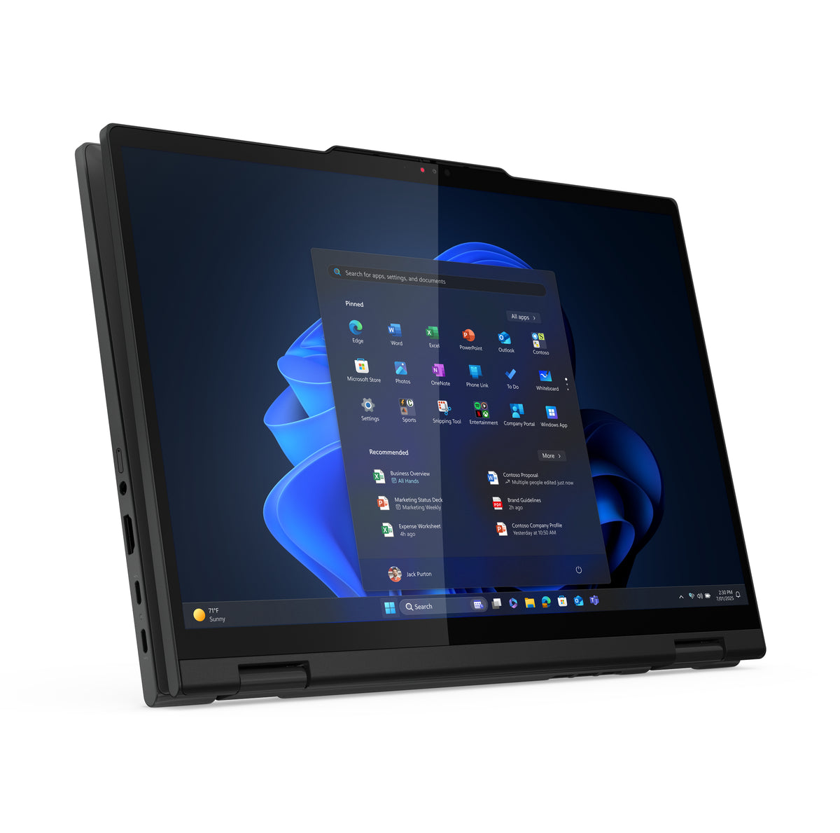 Lenovo ThinkPad T14s 2-in-1 Gen 1 Intel Core Ultra 7 255U 14" Tactile WUXGA 32 Go LPDDR5x 1 To SSD Wi-Fi 7 Windows 11 Pr