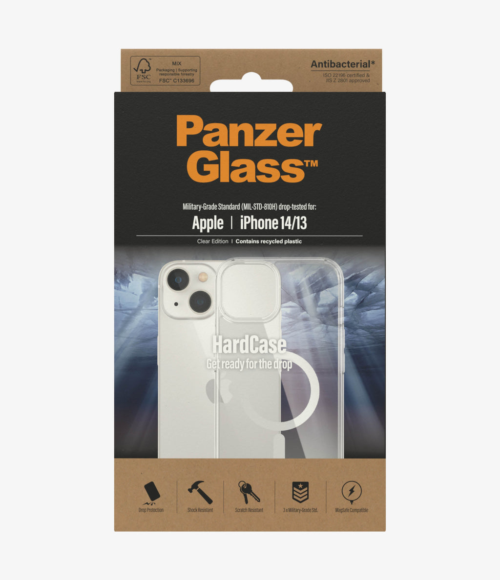 PanzerGlass HardCase MagSafe Transparent coque de protection pour téléphones portables 15,5 cm (6.1") Housse - vue 4