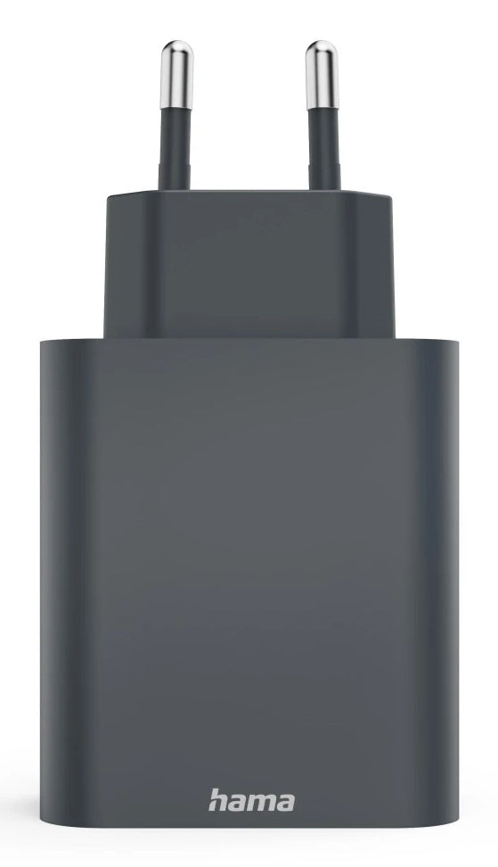 Hama 00086445 chargeur d'appareils mobiles Smartphone, Tablette Gris Secteur Charge rapide Intérieure
