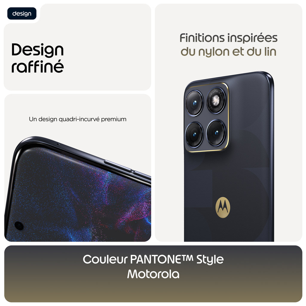 Motorola edge 70 fusion FIFA Edition 17,2 cm (6.78") Double SIM Android 16.0 5G USB Type-C 8 Go 256 Go 5200 mAh Noir
