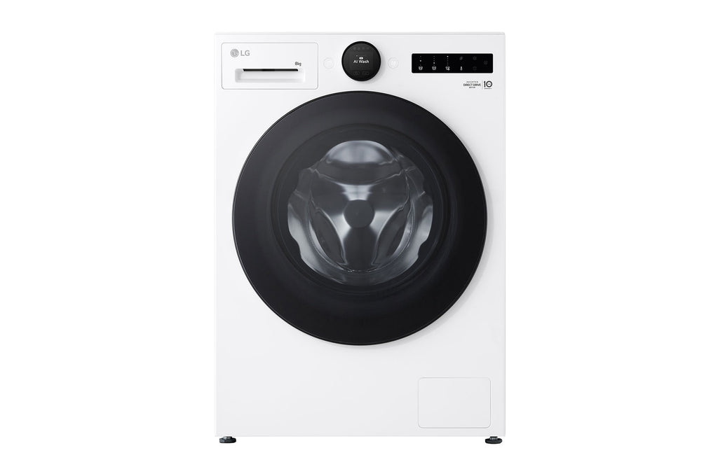 LG F4WX808YC machine à laver Charge avant 8 kg 1400 tr/min Blanc