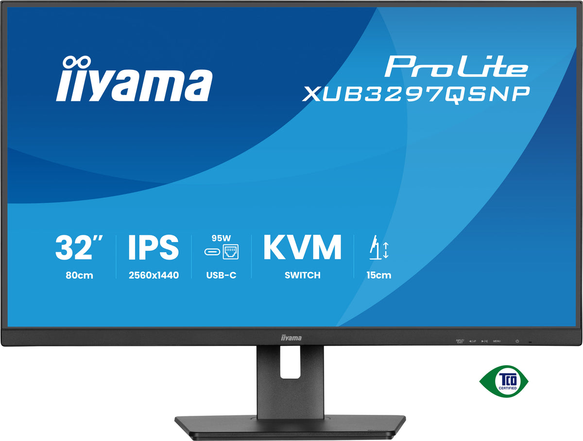 iiyama ProLite XUB3297QSNP-B1 Écran PC 32" Quad HD LED Noir