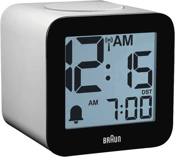 Braun BC25WP-DCF Horloge radio-pilotée Autre Noir, Blanc