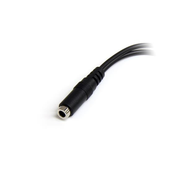 StarTech.com Câble Séparateur Casque 3,5 mm 4 broches vers 2 x 3,5 mm 3 broches - F/M