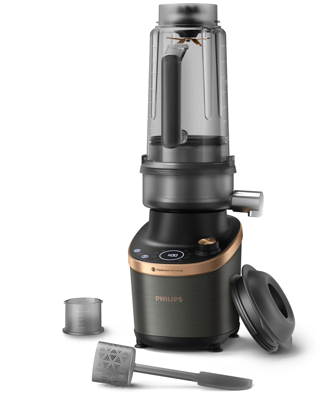Philips Flip&Juice™ Blender HR3770/00 Blender haute vitesse avec module extracteur de jus