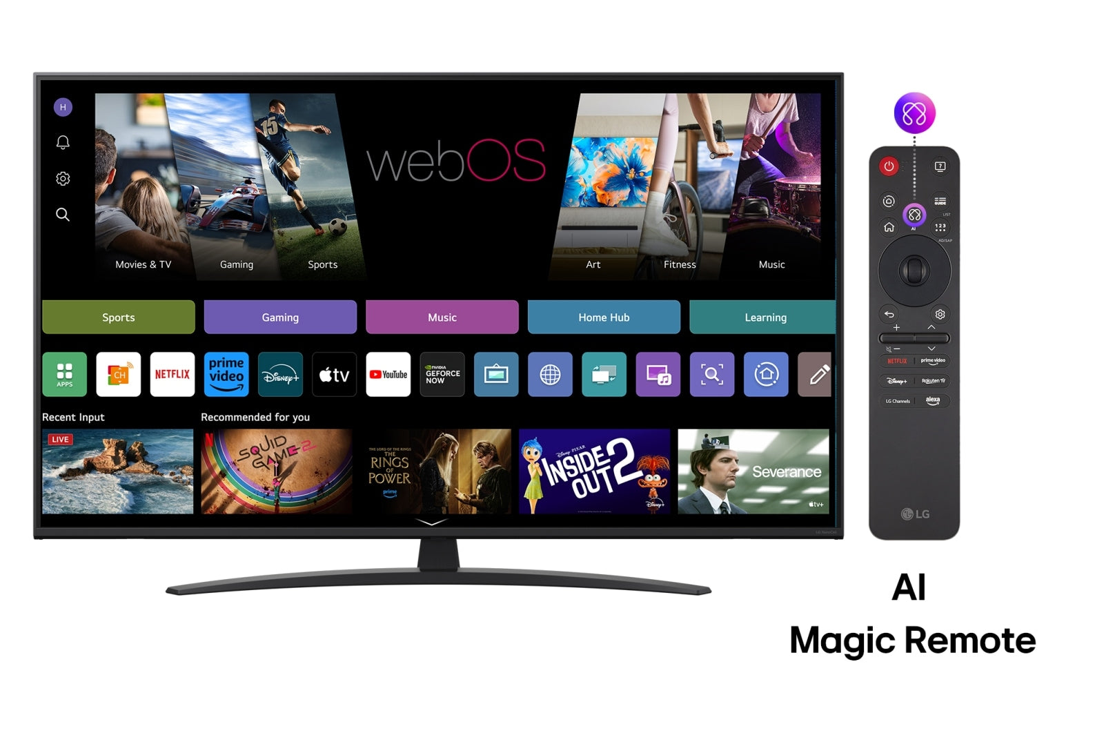 LG NanoCell AI 55NANO81A3A TV 139,7 cm (55") 4K Ultra HD Smart TV Wifi Noir
