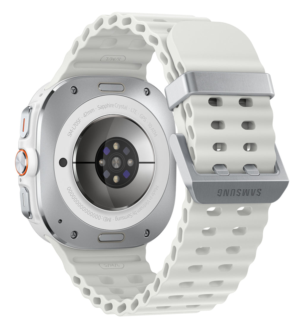 Samsung Galaxy Watch Ultra 3,81 cm (1.5") AMOLED 47 mm Numérique 480 x 480 pixels Écran tactile 4G Blanc Wifi GPS (satellite)