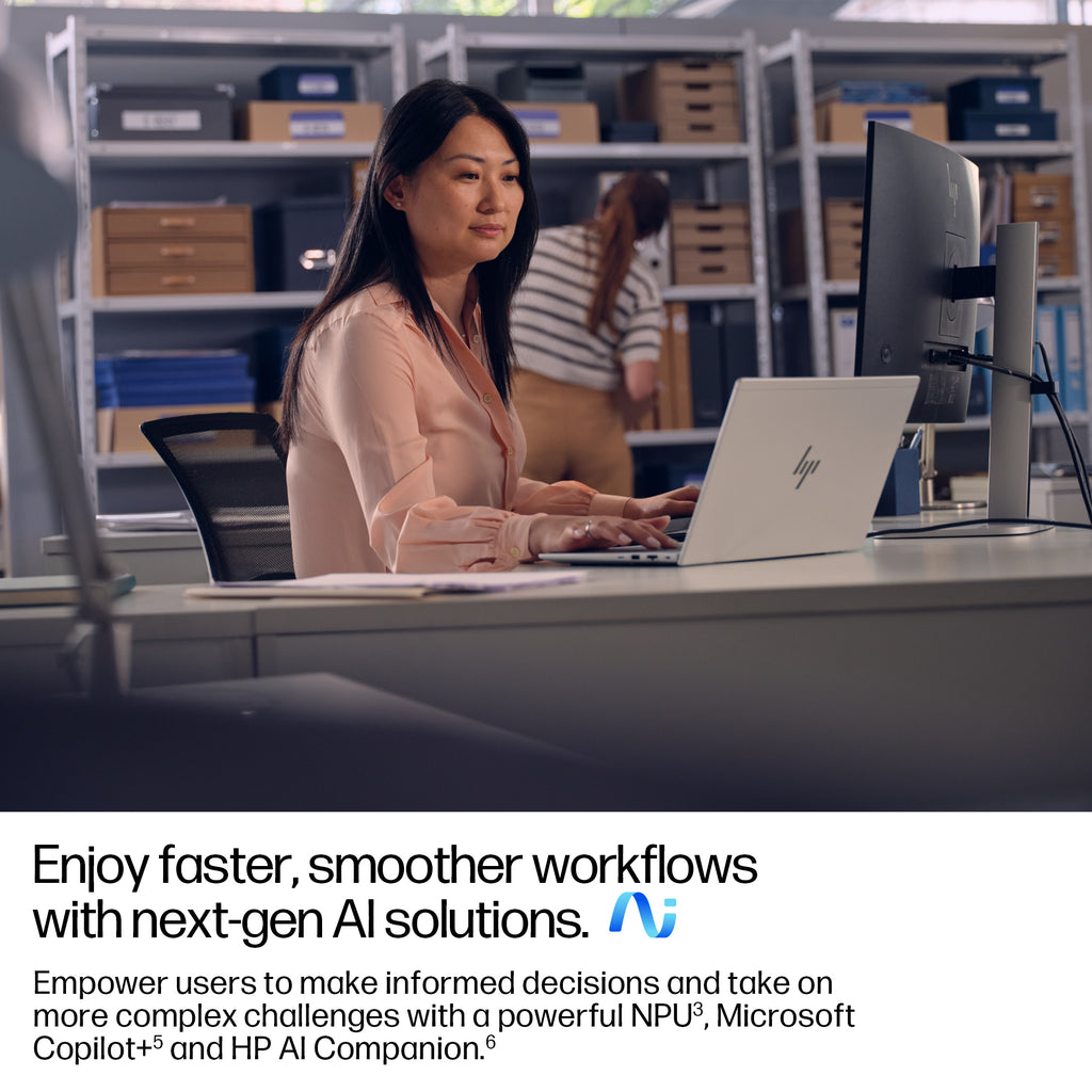 HP EliteBook 6 G1a Next Gen AI PC Copilot+, AMD Ryzen AI 7 350, 14" WUXGA, 32 GB DDR5, 1 TB SSD, Wi-Fi 7, Windows 11 Pro