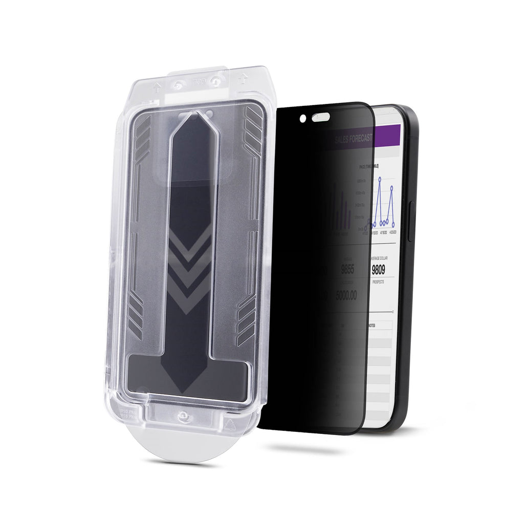 StarTech.com Filtre de Confidentialité 360° pour iPhone 16, Verre Trempé Tactile, Protection 4 Directions, TAA