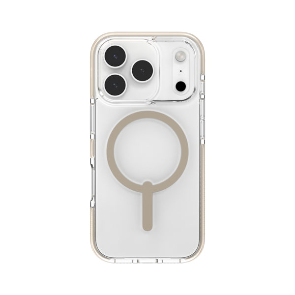 ZAGG Santa Cruz Snap coque de protection pour téléphones portables 16 cm (6.3") Housse Titane, Transparent