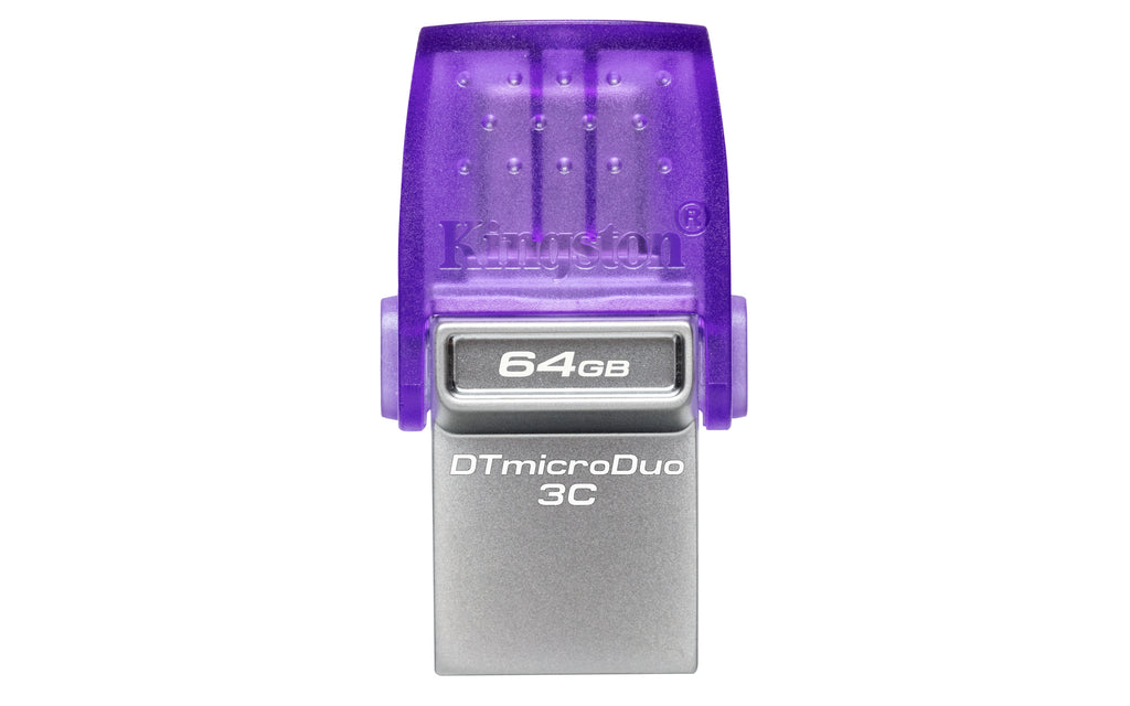 Kingston Technology DataTraveler microDuo 3C 64 Go, USB-A et USB-C, 200 Mo/s