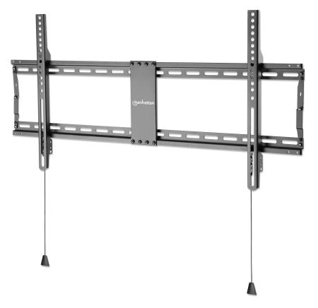 Manhattan Support mural pour TV/moniteurs (fixe, profil bas), écrans 43" à 100", Compatibilité VESA : de 200x200 à 800x400 mm (vérifiez les dimensions des quatre trous de fixation à l’arrière), charge max. 70 kg, noir