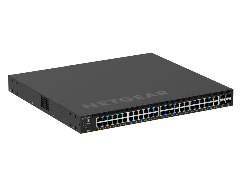 NETGEAR GSM4352 Géré L3 Gigabit Ethernet (10/100/1000) Connexion Ethernet, supportant l'alimentation via ce port (PoE) 1U Noir - vue 6