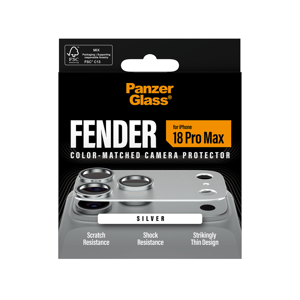 PanzerGlass ® Fender Camera Protector Silver iPhone 2026 Pro Max Protection d'écran transparent 1 pièce(s) - vue 3