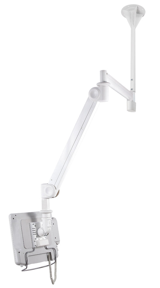 Neomounts FPMA-HAC100 Support plafond pour écran médical 10-24" - h0-170 cm - ressort à gaz