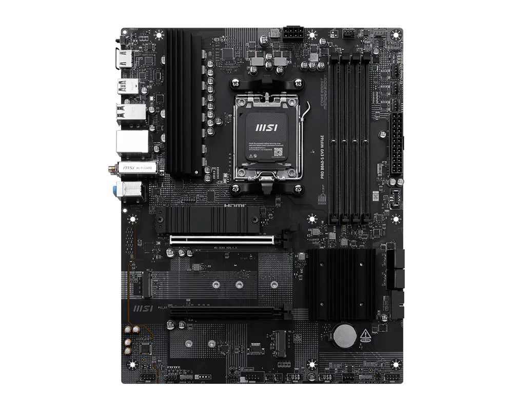 MSI Pro B840-S EVO WIFI6E AMD B840 Emplacement AM5 ATX