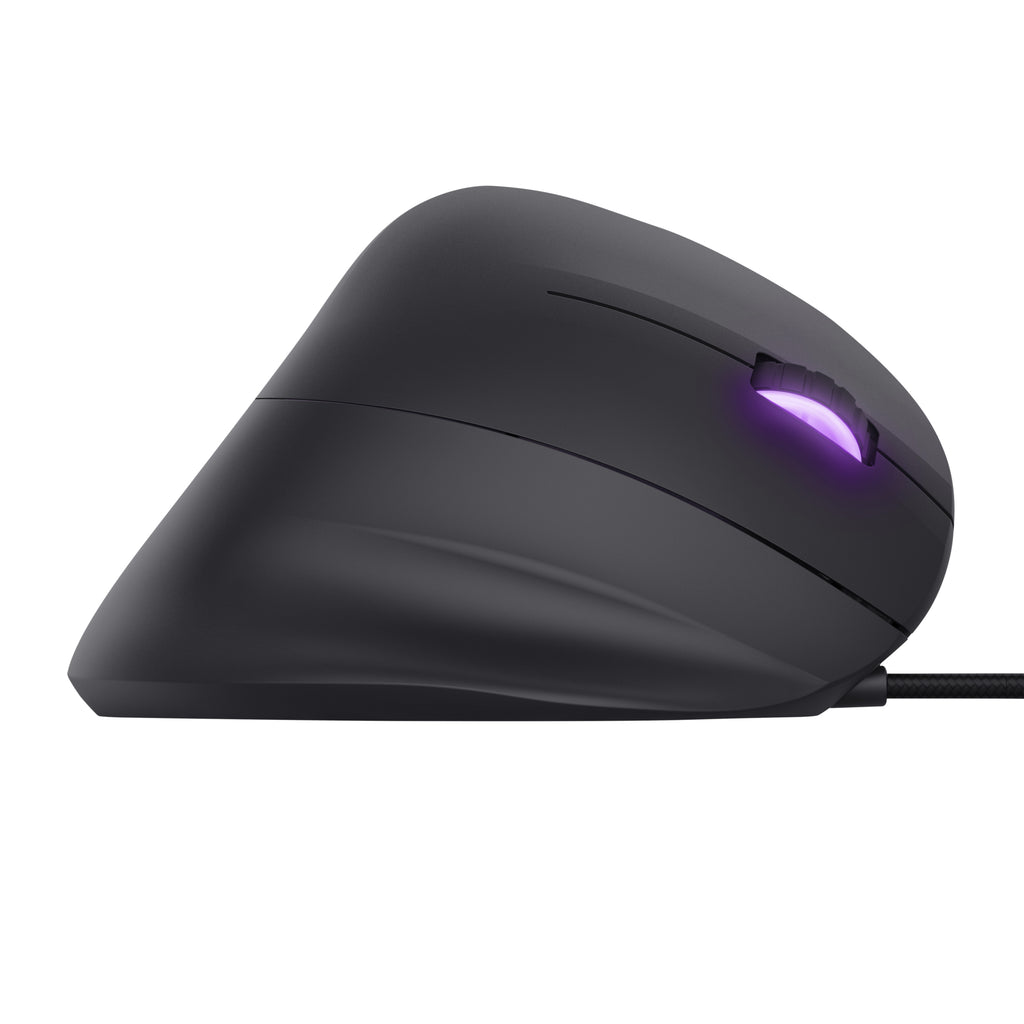 Trust GXT 144 Rexx Souris Gaming Verticale Ergonomique, Optique 10000 DPI, USB Type-A