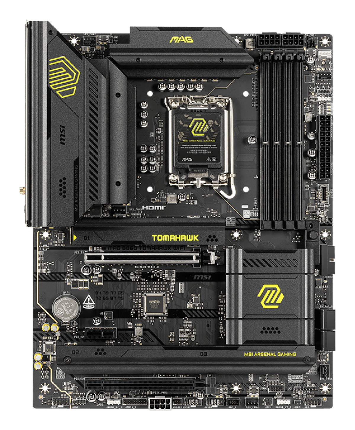 MSI MAG B860 TOMAHAWK WIFI carte mère Intel B860 LGA 1851 (Socket V1) ATX