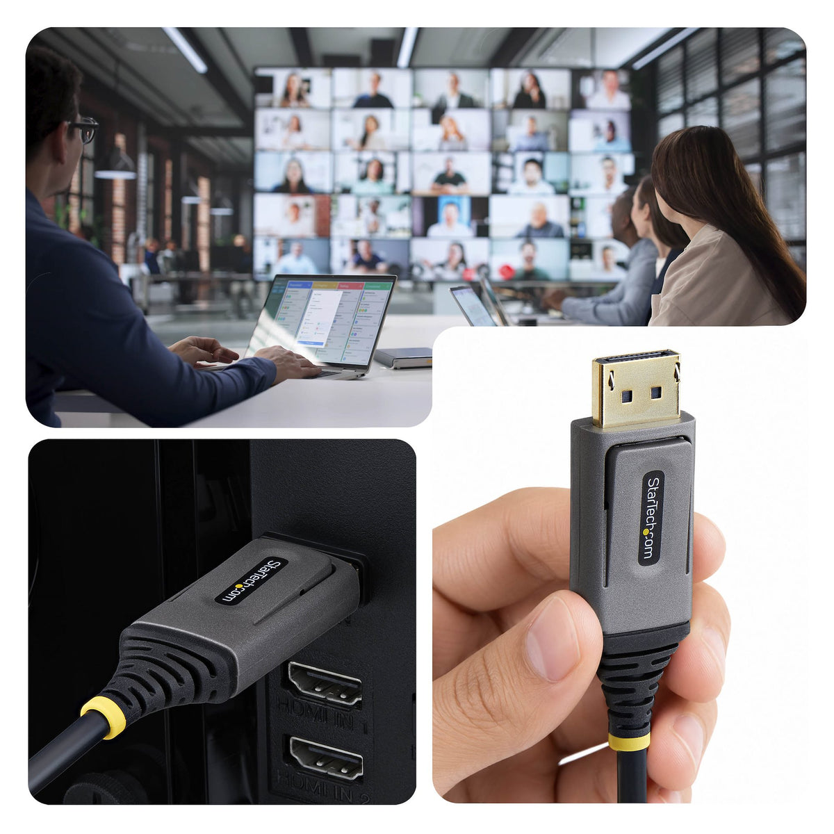 15M ACTIVE OPTICAL DP 1.4 CABLE