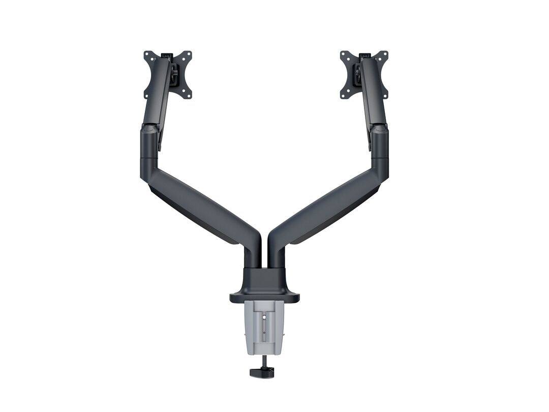 Multibrackets 3286 Support d'Écran Plat pour Bureau 15" à 27", Noir et Argent