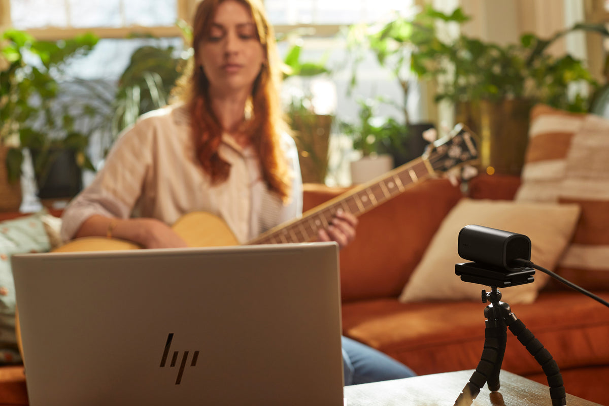 HP Webcam de diffusion 4K 965, 8 MP, Ultra HD, USB, Noir