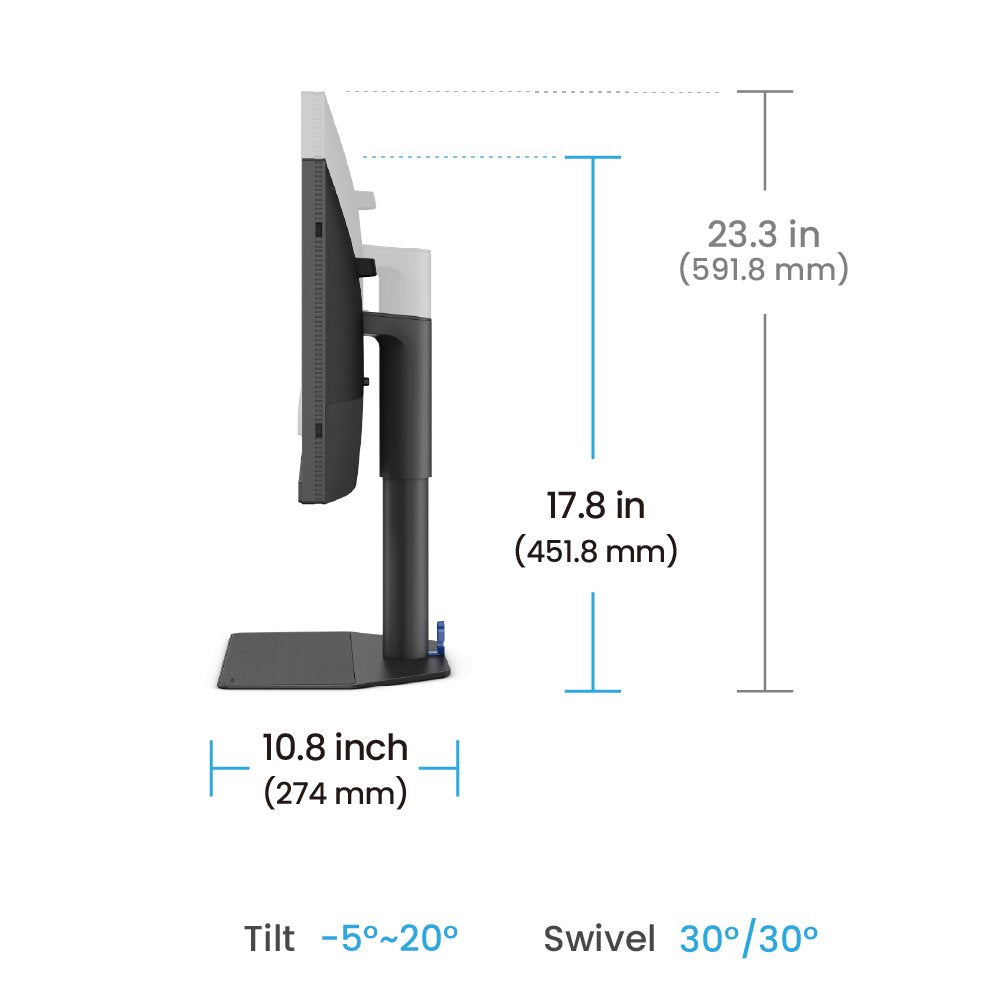 BenQ SW242Q Écran PC 24.1" WQXGA 2560 x 1600 LED Noir