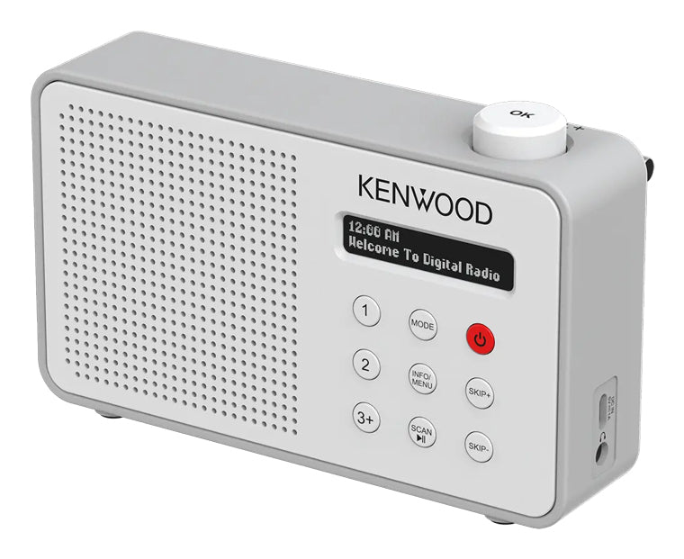 Kenwood CR-M25DAB-W Radio portable Numérique Blanc - vue 3