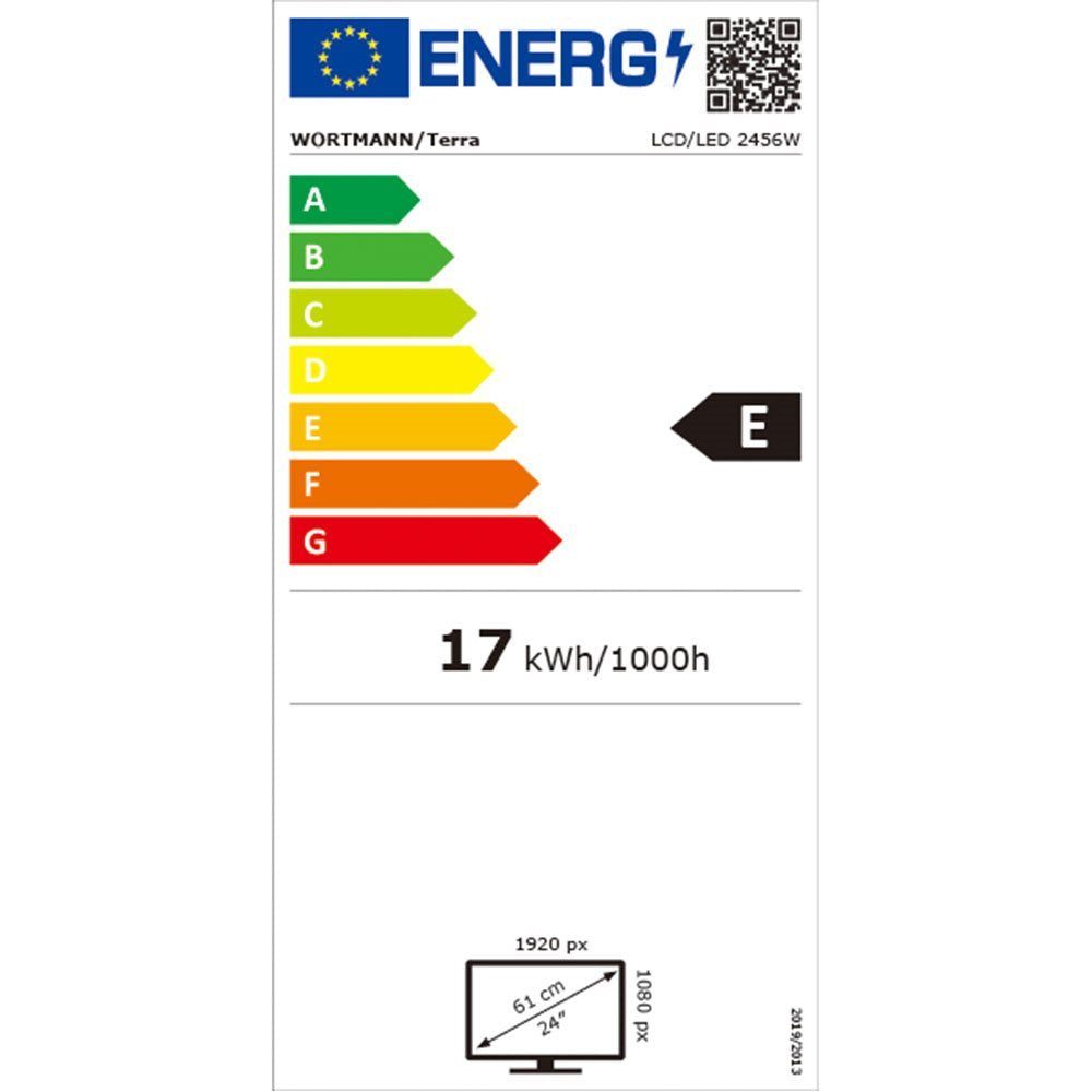 TERRA 3030250 écran plat de PC 60,5 cm (23.8") 1920 x 1080 pixels Full HD LED Noir