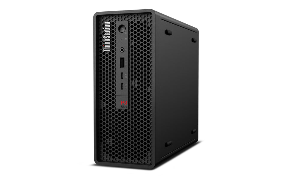 Lenovo ThinkStation P3 Ultra SFF Gen 2 Intel Core Ultra 7 265K 32 Go DDR5-SDRAM 512 Go SSD NVIDIA RTX A400 Windows 11 Pro Mini Tower Station de travail Noir