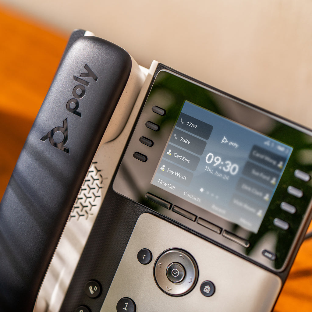 HP Poly Téléphone IP Poly Edge E350 compatible PoE - vue 4