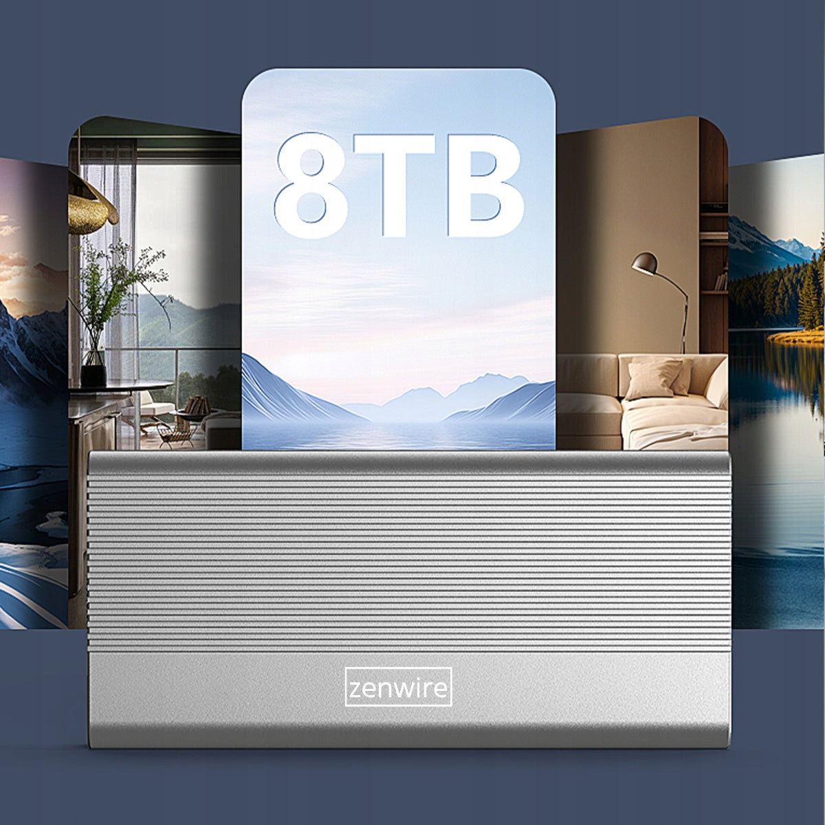 Boîtier SSD M.2 NVMe PCIe USB-C 4.0, emplacement pour disque M.2 Thunderbolt 4, 40 Go, Zenwire M280U4C