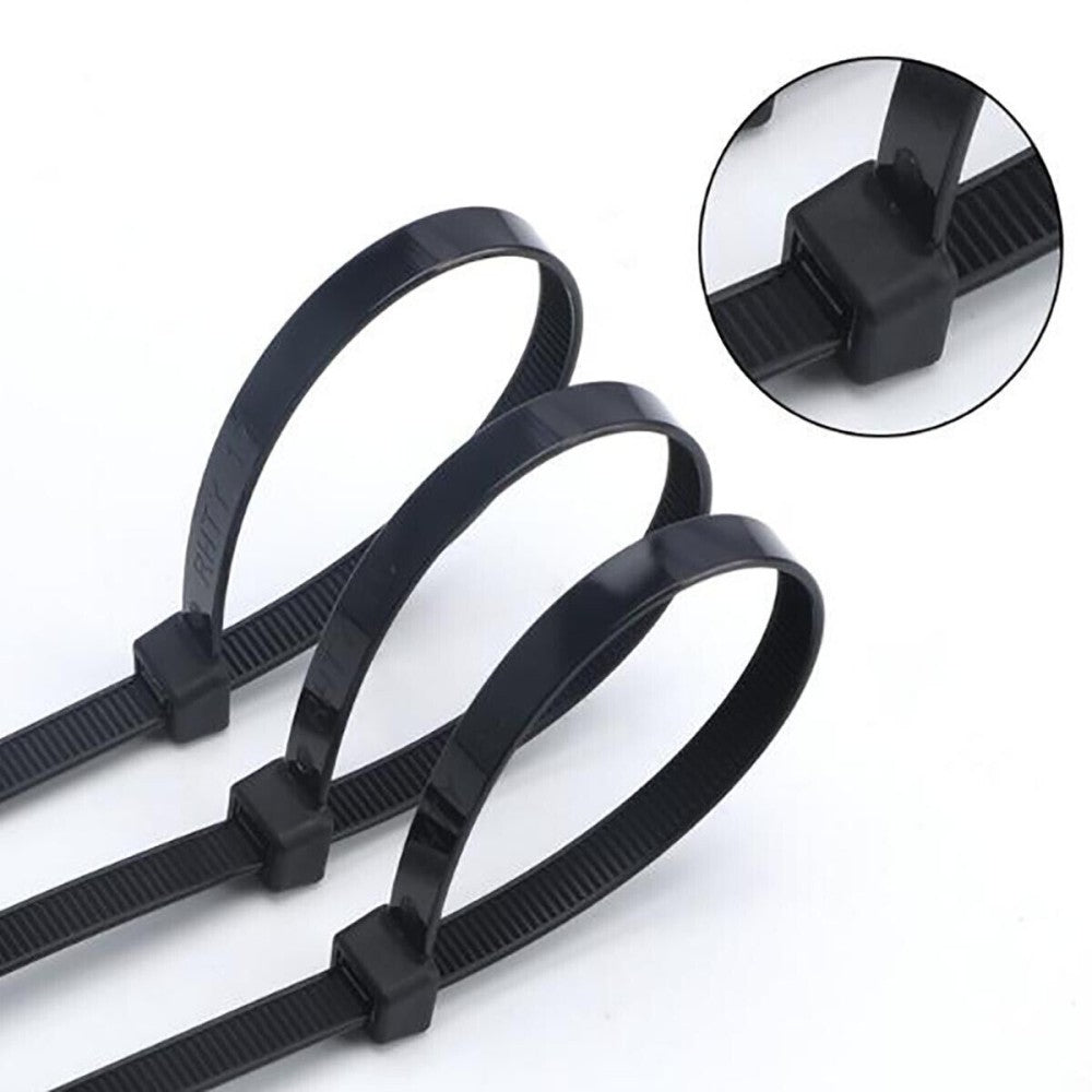 Techly 280 x 4.8mm serre-câbles Nylon Noir 100 pièce(s)