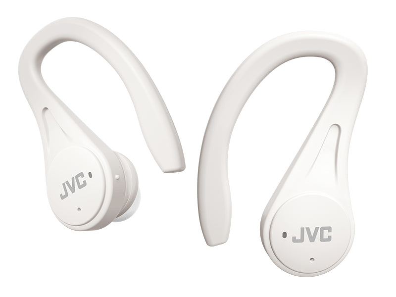 JVC HA-EC25T Casque True Wireless Stereo (TWS) Crochets auriculaires, Ecouteurs Appels/Musique Bluetooth Blanc