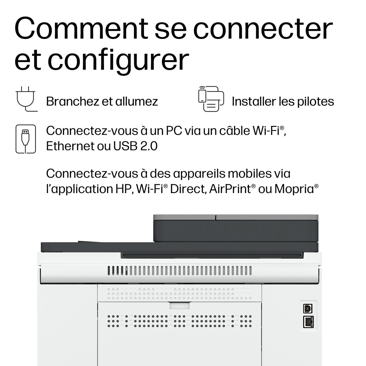 HP LaserJet M248sdw Multifunction Noir et blanc Imprimante
