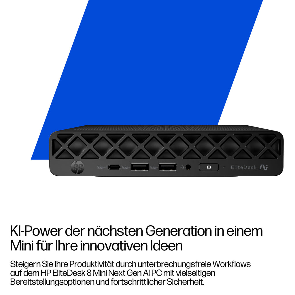 HP EliteDesk 8 G1a Next Gen AI Mini Ryzen AI 5 340 32GB 512GB AMD Radeon 840M Windows 11 Pro
