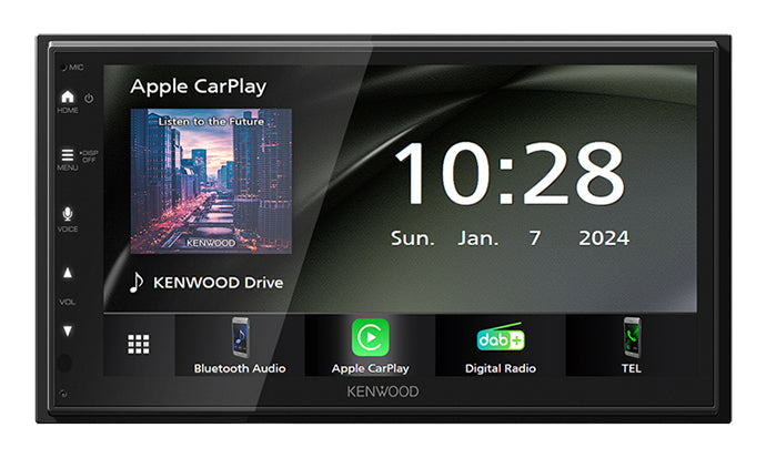 Kenwood DMX6523DABS Récepteur Multimédia Voiture Noir, Wifi, Bluetooth