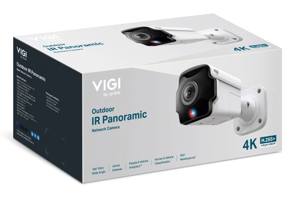 TP-Link VIGI InSight S385PI Caméra de Sécurité IP Extérieure, 4K 3840 x 2160 px, Format Bullet, Montage Mural