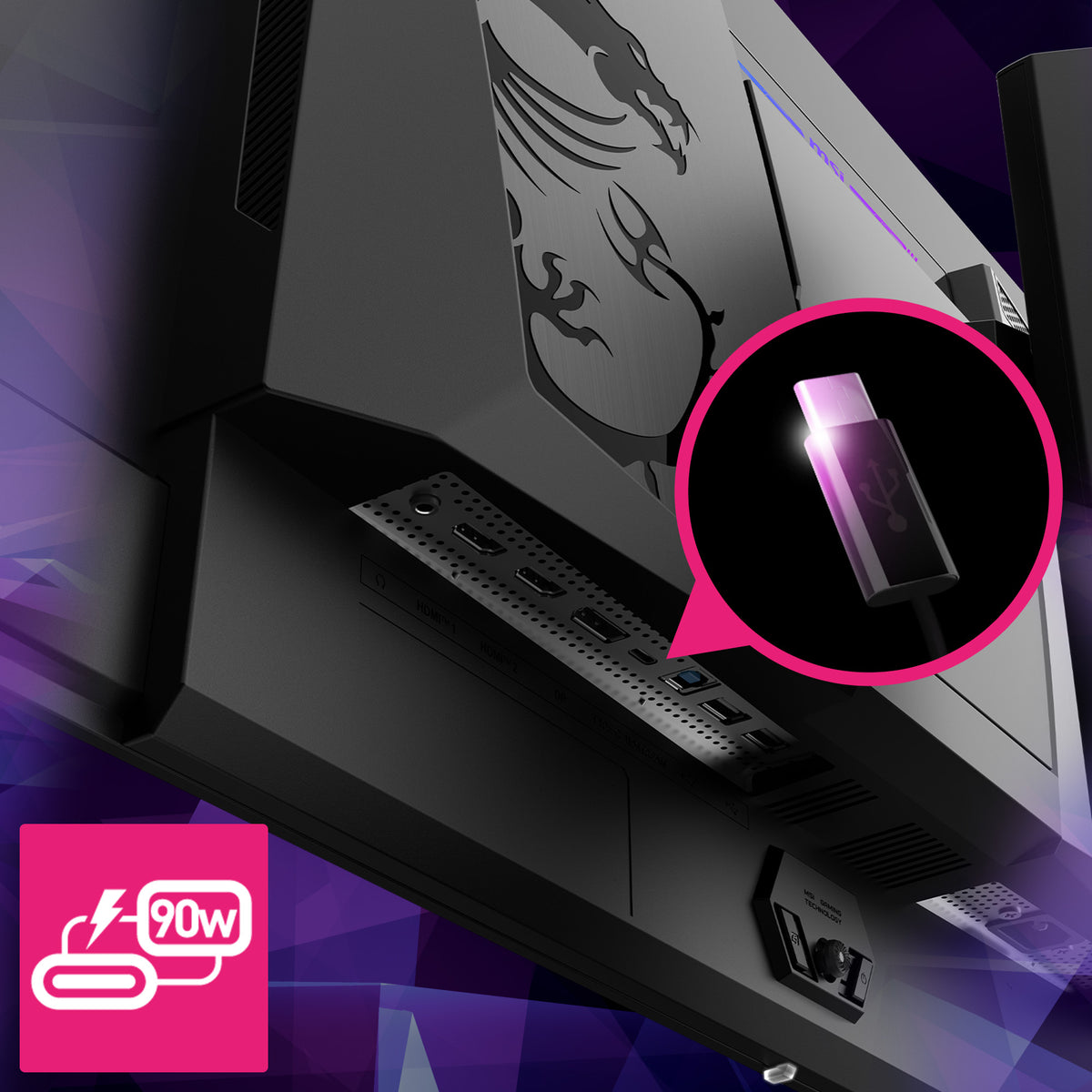 MSI MPG 321URX QD-OLED Écran PC 31.5" 4K UHD 3840 x 2160 240Hz Noir